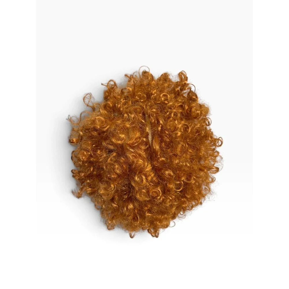 Adult Orange Curly Wig